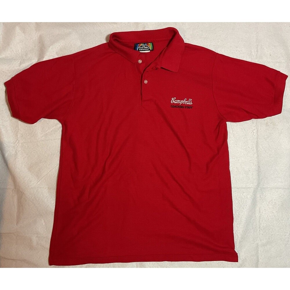Men’s Vintage Campbell Soup Red Polo Shirt - Large